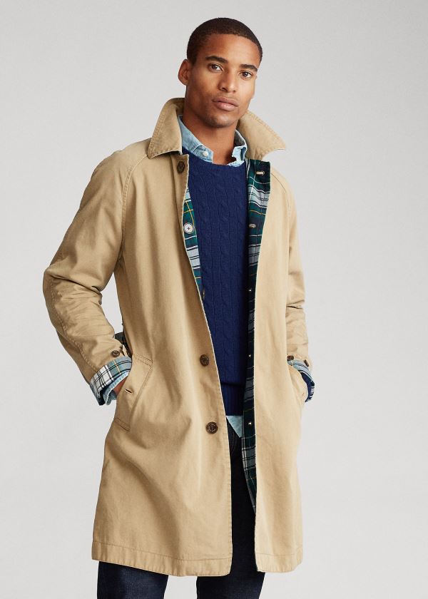 Men's Polo Ralph Lauren Reversible Balmacaan Coat | 104679DYN